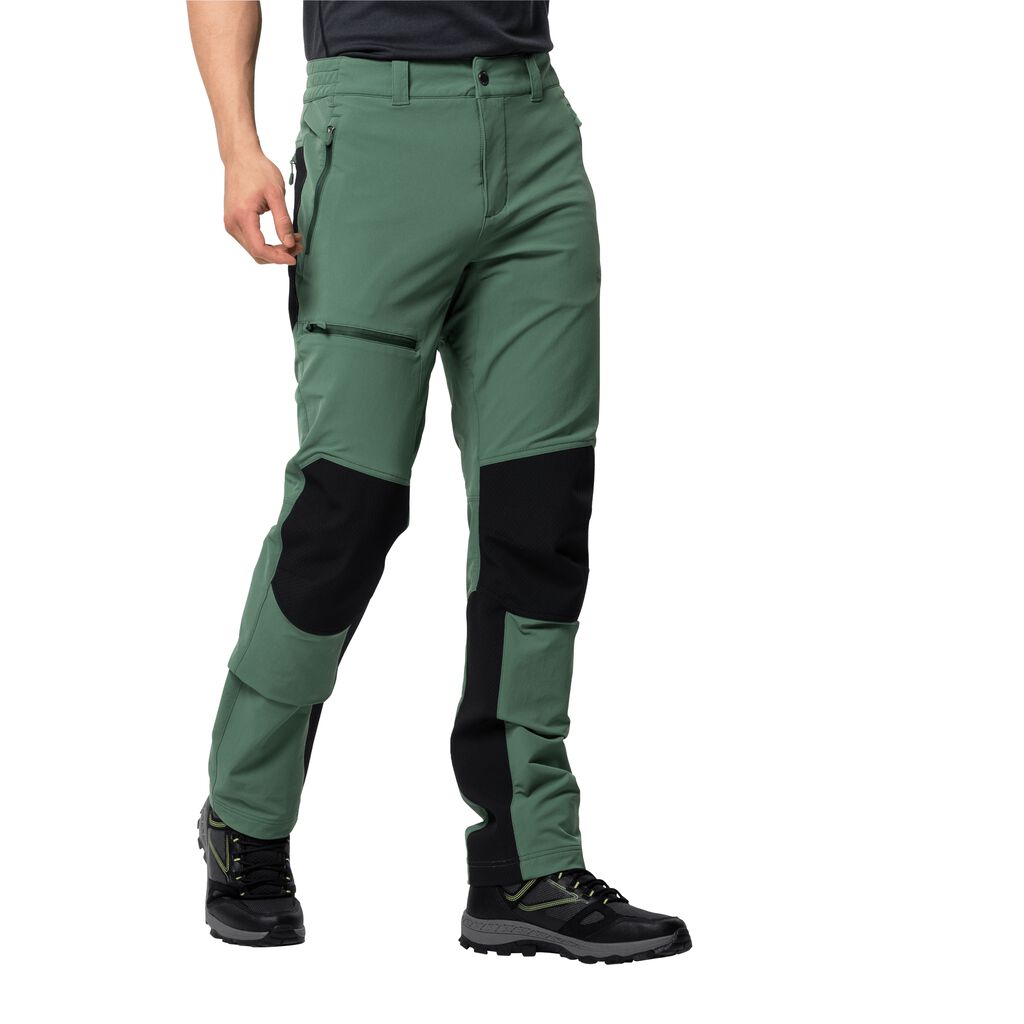 Jack Wolfskin ROCK TREK Pantalons Homme Olive - SLNMJQG-70